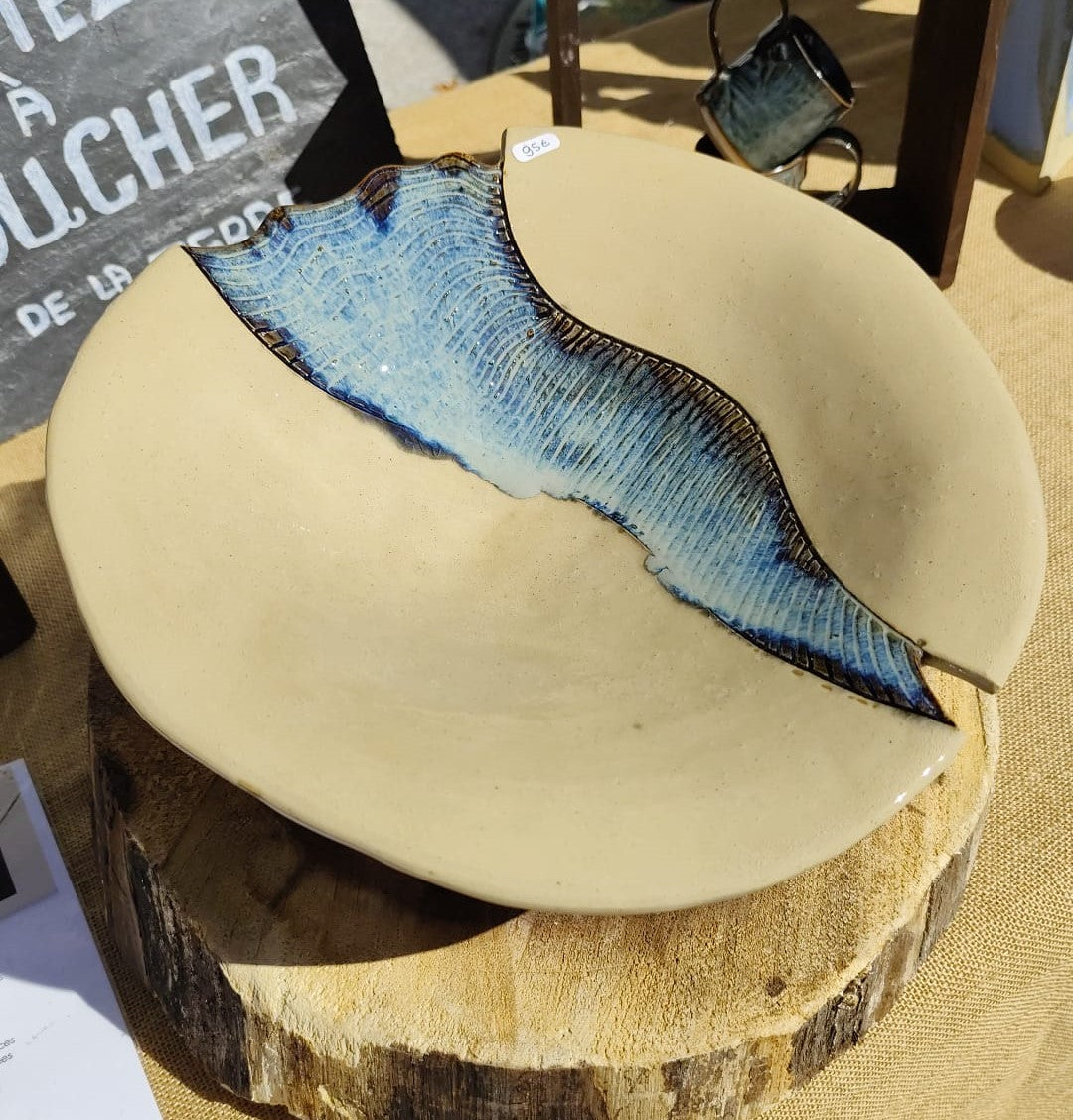 Centre Piece Ceramique Stoneware Fruit Bowl