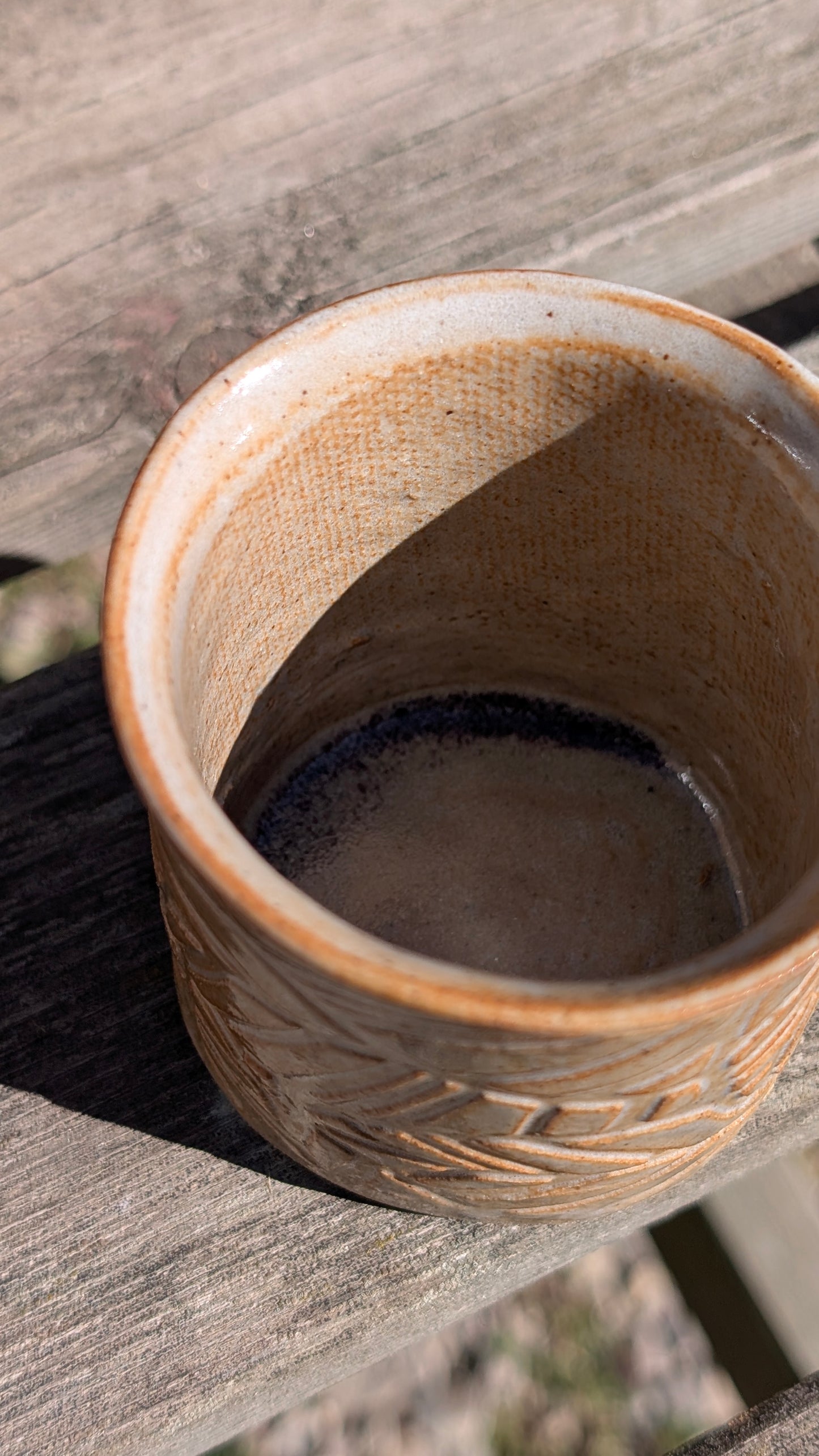 Cream Red Coffee Cup