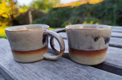 Cream Red Espresso Cup